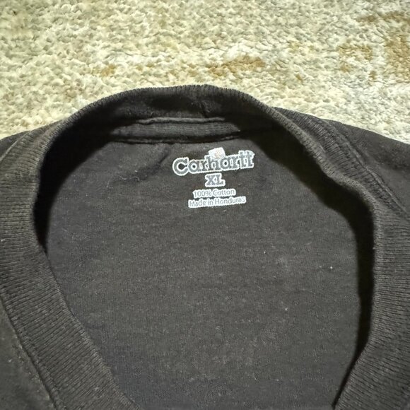 Vintage Carhartt Long Sleeve Shirt Black XL — Distressed Workwear Streetwear Y2K - Picture 4 of 4